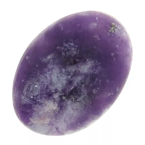 Cabujón ovalado de piedra preciosa 14x10 mm - Lepidolita x1