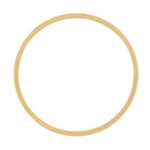 Anillo de montaje y círculo de tejido 25 mm - Acero inoxidable 304 Oro x1