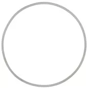 Anillo de montaje y círculo de tejido de 40 mm - Acero inoxidable 304 x1