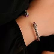 Pulsera de 4,7x192 mm para cabujón de 4 mm - Acero inoxidable 304 x1