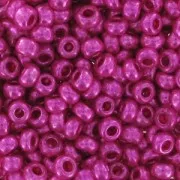 Cuentas de Rocalla Preciosa 9/0 de 2,5 mm - Fucsia metalizado x 20 g