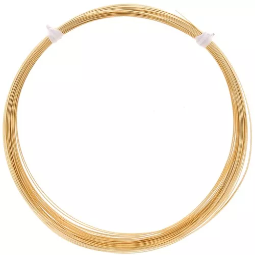 Alambre medio redondo de 0,8 mm Gold filled x1m
