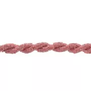 Cuentas de arcilla polimérica Heishi 4x1 mm - Multi Marron - Brique x39cm