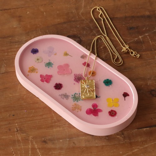 Molde de silicona para bandeja de resina ovalada 17,5x9 cm x1