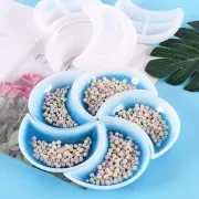 Molde de silicona para hacer una taza en forma de media luna en resina 11,5x7 cm