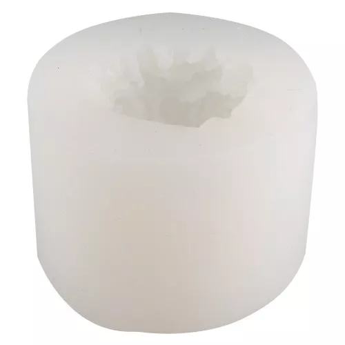 Molde de silicona para velas - Bola de flores 3D - 4 cm - Transparente x1