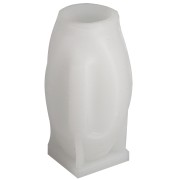 Molde de silicona para velas - Cara abstracta 3D - 9x5 cm Transparente x1|raw }}