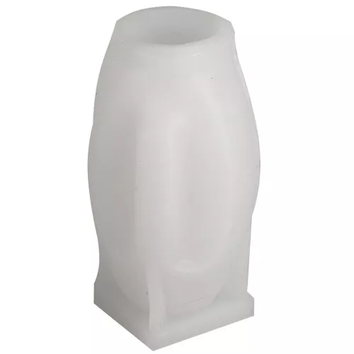 Molde de silicona para velas - Cara abstracta 3D - 9x5 cm Transparente x1