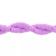 Cuentas de arcilla polimérica Heishi 6x1 mm - Parma x45cm