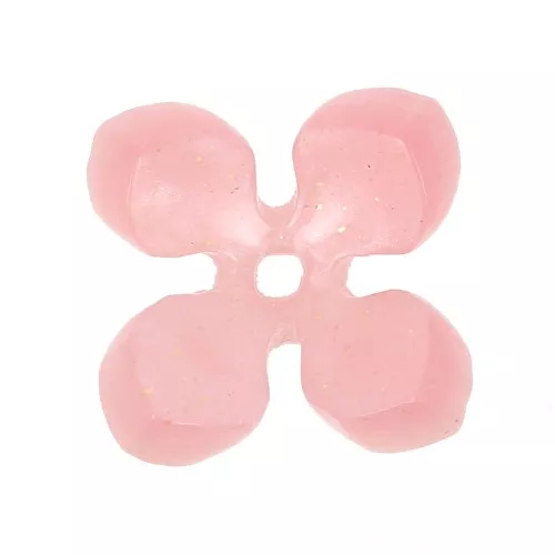 Perlas de acetato de 13,5 mm - Perla salmón x4