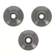 Rodajas de imitación de piedras preciosas Heishi 8x3 mm - Hematita x20