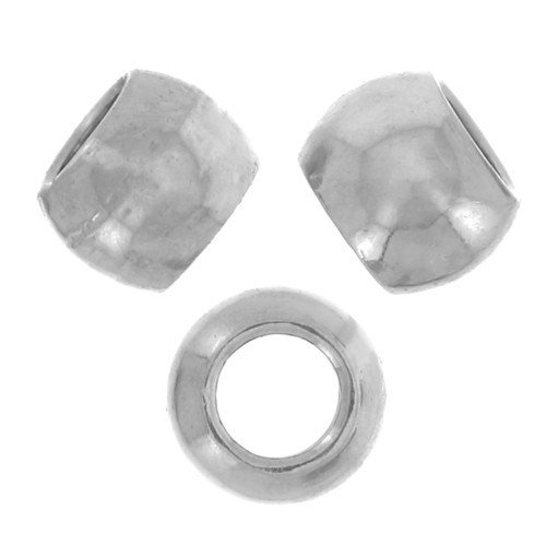 Cuentas redondas de 2mm - Acero inoxidable 303L x50