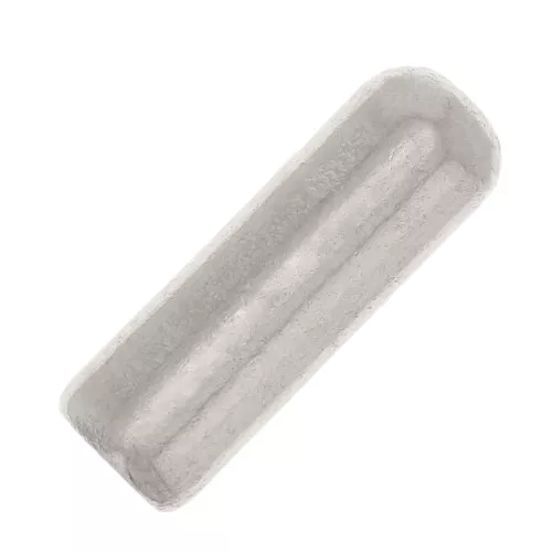 Terminales 11x3,5 mm - Plateado fino x5