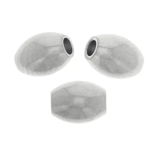 Perlas de aceituna 5x4 mm - Acero inoxidable 304 x20