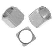 Cuentas cúbicas redondeadas de 2 mm - Acero inoxidable 304L x50