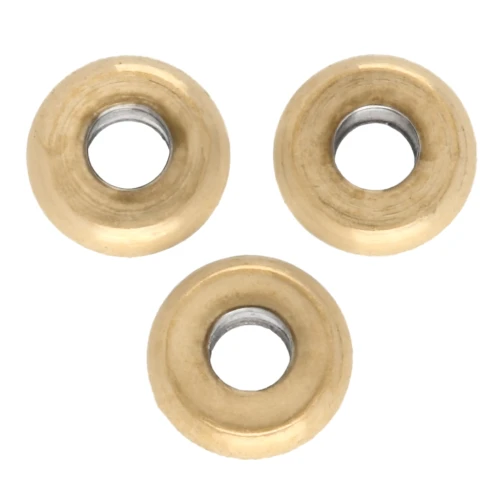 Cuentas de disco Heishi - Disco plano 4x1,5 mm - Acero inoxidable dorado 304 x10