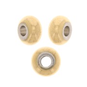 Cuentas de disco Heishi - Disco plano 6x3 mm - Acero inoxidable dorado 304 x10|raw }}