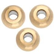 Arandela Heishi - disco plano 6x3 mm - Acero inoxidable 304 Oro x20