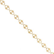 Cadena 6,4 mm - Acero inoxidable 304L Oro x99cm