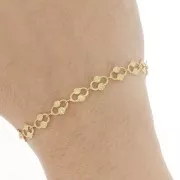 Cadena 6,4 mm - Acero inoxidable 304L Oro x99cm