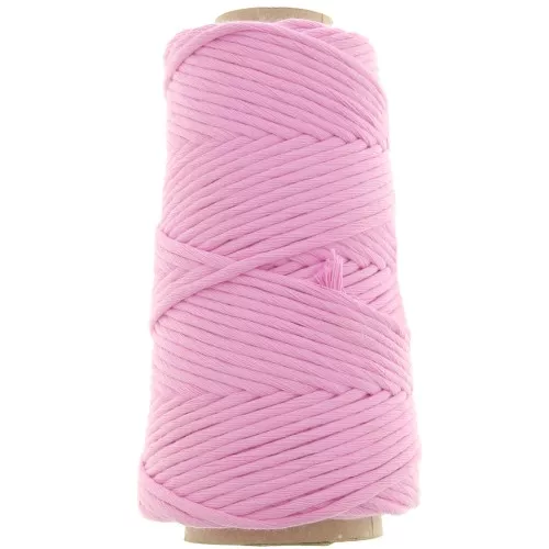 Carrete de cordón de algodón peinado 3XL de Cotton Supreme - Rosa x75m