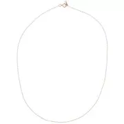 Gargantilla de malla Forçat 1.25 mm - Gold filled rosa x46cm