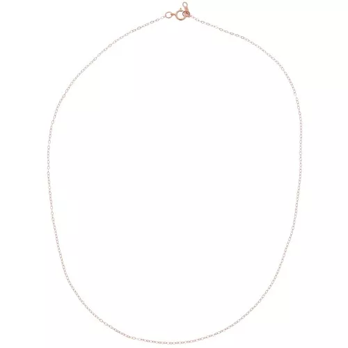 Gargantilla de malla Forçat 1.25 mm - Gold filled rosa x46cm