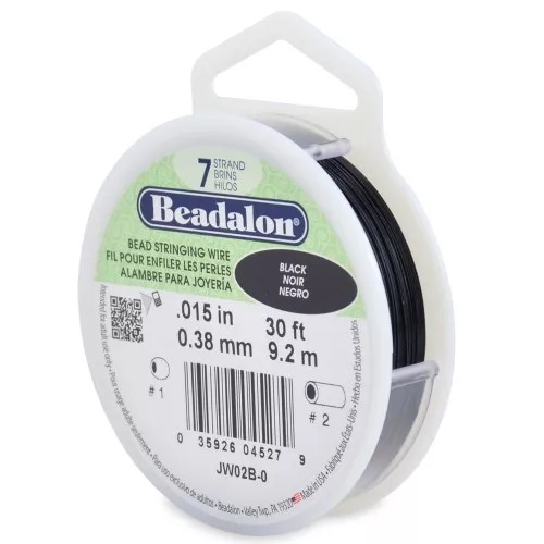 Cable de 7 núcleos de 0,38 mm - Negro x9,2m