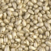 Long Drop Miyuki 3x5.5mm LDP-4201F - Duracoat Galvanized Silver Mat x10g|raw }}