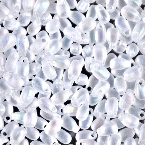 Gota larga Miyuki 3x5.5mm LDP-131FR - Crystal Mat AB x10g