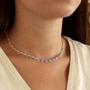 Gota larga Miyuki 3x5.5mm LDP-131FR - Crystal Mat AB x10g