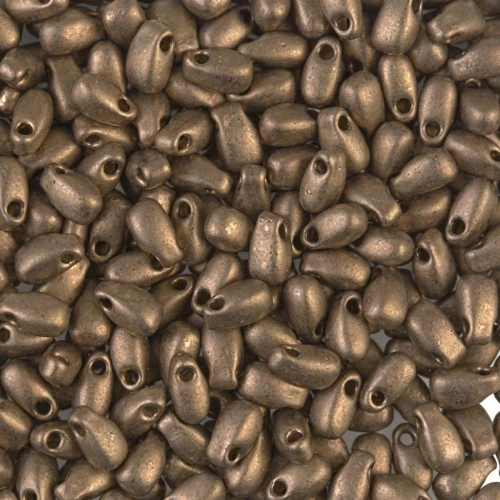 Long Drop Miyuki 3x5.5mm LDP-2006- Bronce oscuro metálico mate x10g
