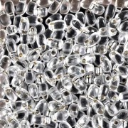 Gota larga Miyuki 3x5.5mm LDP-001- Cristal forrado de plata x10g|raw }}