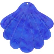 Colgante de concha de acetato 43x45 mm - Perla azul real x1|raw }}