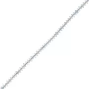 Rondeles de piedras preciosas facetadas de 2x1 mm - Aguamarina x39cm