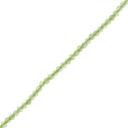 Cuenta redonda facetada 2 mm gema - Peridoto x39cm|raw }}