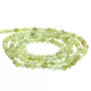 Cuentas redondas facetadas 2mm piedra preciosa - Granate verde x39cm