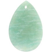 Colgante de piedra de pera 30x20mm - Amazonita x1