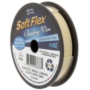 Alambre de 21 hebras de 0,36 mm - Soft Flex Fine - Beige x9m