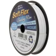 Cable metálico 49 hebras 0,48 mm - Soft Flex Medium - Blanco x9m