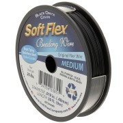 Cable de acero de 49 hebras de 0,48 mm - Soft Flex Medium - Negro x9m