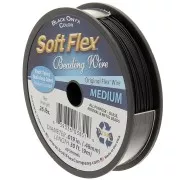 Cable de acero de 49 hebras de 0,48 mm - Soft Flex Medium - Negro x9m