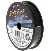Cable de acero de 49 hebras de 0,61 mm - Soft Flex Heavy - Negro x9m|raw }}