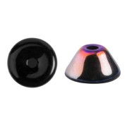 Cuentas de cristal Konos® by Pucca® by Puca® 4x2 mm - Jet Sliperit x10g