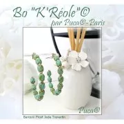 Cuentas de cristal Baros® by Puca® 6x5 mm - Full Marea Mat x10g