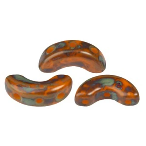 Arcos® by Puca® 5x10 mm - Frost Tangerine Travertin x10g