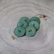 Botón de costura en marfil vegetal - Atelier Brunette - Palma 20 mm - Cactus x1