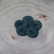 Botón de costura en marfil vegetal - Atelier Brunette - Palma 20 mm - Bosque x1