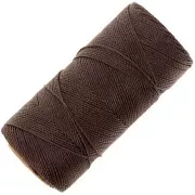 Bobina de hilo encerado Linhasita para micro macramé 1 mm - Cacao (667) x168m