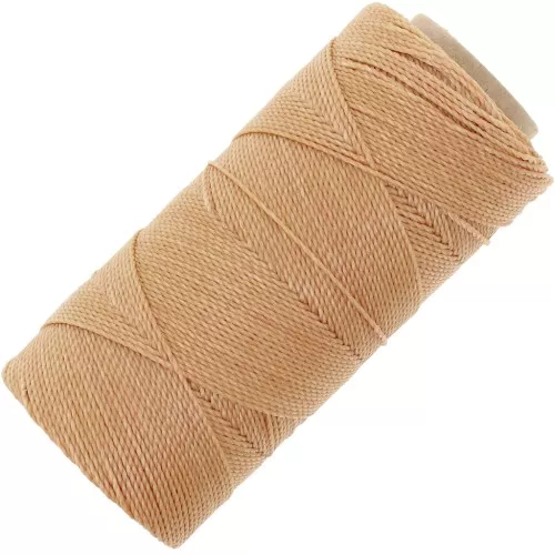 Bobina de hilo encerado Linhasita para micro macramé 1 mm - Miel (314) x168m